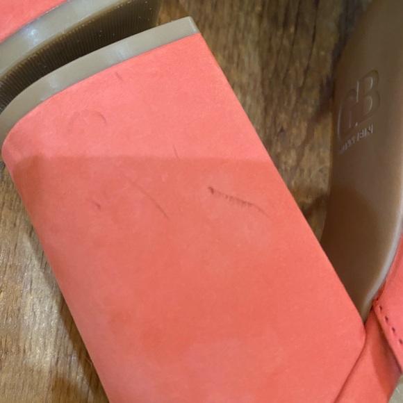 Gianni Bini Block Heel Sandal Size 9 Coral - Picture 8 of 12